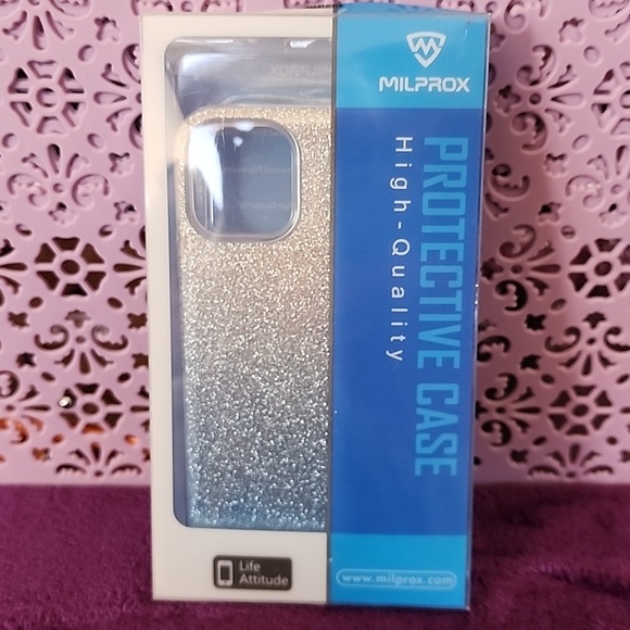 iPhone 11 Pro Glitter Bling Case Blue Gradient Color (NIB) - Picture 3 of 5